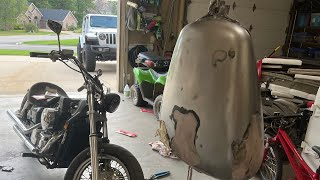 Bobber Tank Full Rebuild - NO MORE RUST