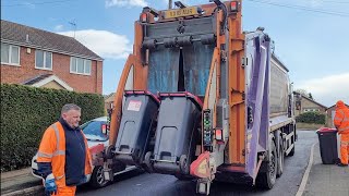 Dennis Elite 6 Bin lorry on General Waste, AUR