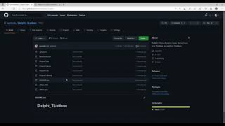 How to push Delphi source code to github.