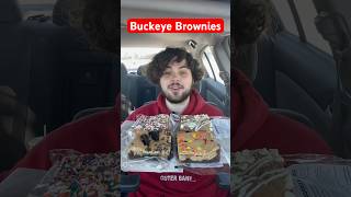 Buckeye Brownies For The First Time #brownies #foodreview #shorts