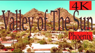 Phoenix, Arizona, Downtown Phoenix skyline, Valley of The Sun 4K