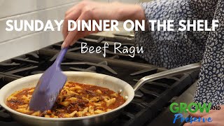 Beef Ragu Recipe for Pressure Canning