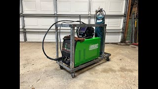 Making a welding cart for my Everlast Lightning 225