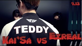 SKT Teddy - KaiSa vs Ezreal ADC - LoL Season 9 KR Ranked | League Of Legends