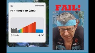 Zwift FTP Lite test: I failed the FTP Lite test twice. For different reasons