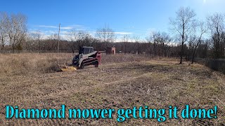 Brush Mowing With The Diamond Mower