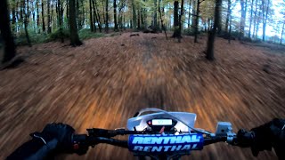 Motocross-Lenker Test am 70ccm Moped