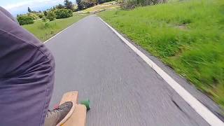 Longboarding UCSC bike path