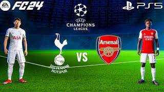 FC 24 - Tottenham Hotspur Vs Arsenal - Champions League 2024 Full Match | PS5™ [4K60]