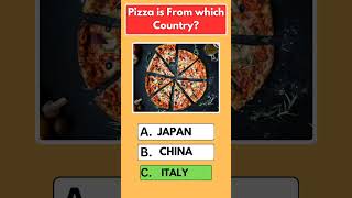 It's your IQ test 🤯 | pizza is from which country 🤔 ?!?!? #shorts #shortsfeed