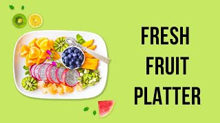 Fresh Fruit Platter 🍽️ l By Dietitian Iqra Akram l #dietitian #nutritionist #viralshorts #ytshorts