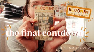 trying to wipe the bingo board 🌻 the final bloomin vlog