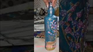 Golden deer #bottleart #bottlecraftidea #muralart #viralvideo #shorts #shortvideo