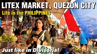 Walking in Litex Market Quezon City, Just like in Divisoria!  | Walking tour Philippines 🇵🇭