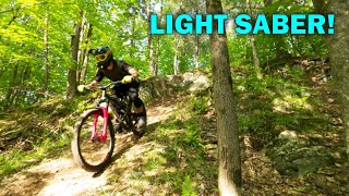 This old-school downhill trail never disappoints! Light Saber | Sleepy Hollow (Huntington, Vermont)