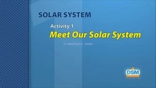 Solar System - Activity 1: Meet Our Solar System