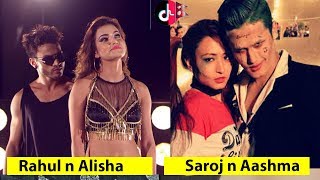 Saroj Aashma Vs Rahul Alisha Musically Tiktok Compilation video