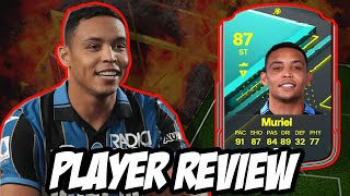 CHEAP! 87 LUIS MURIEL MOMENTS SBC - Player Review | EA FC ULTIMATE TEAM 24