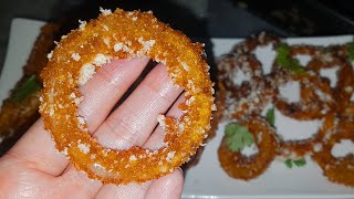 "Perfect Crispy Onion Rings Recipe | Easy Homemade Snack!"