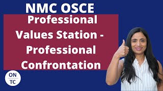 NMC OSCE Professional Values Station - Professional confrontation