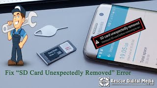 Fix “SD Card Unexpectedly Removed” Error! [Video Guide]