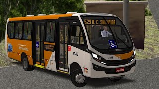 Proton Bus Simulator com Caio F2400 da cidade das Hortênsias, carro 3048.