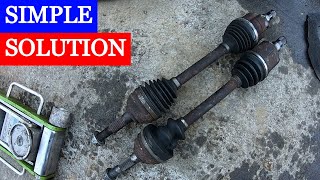 EASY Axle Shaft REMOVAL for Trailblazer, Envoy, Ascender, 9-7X, and Rainier