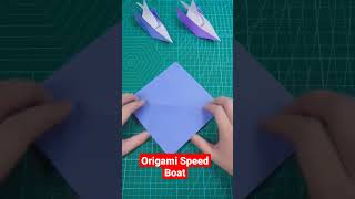 Cara Membuat Origami Speed Boat