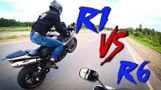 R1 Vs R6 Who is Faster!? Кто Быстрее!?