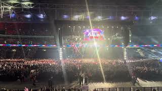 MJF OSPREAY FINISH TIGER DRIVER - FULL ENTRANCE - AEW ALL IN 2024 WEMBLEY STADIUM 25/08/2024 LONDON