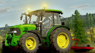 Wałowanie Jelonkiem po Jęczmieniu 🌱 Wjazd 🎶 John deere 😎 ✩Ost&Mos ― FS22 💙