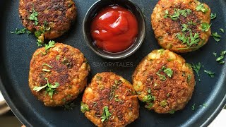 Oats Vegetables Cutlets #oatsrecipe #healthysnacks #indiansnacks