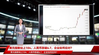 美元指数站上104、人民币跌破6.7，企业如何应对？