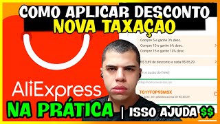 ✅ ALIEXPRESS - COMO APLICAR O DESCONTO E CASHBACK NO ALIEXPRESS🔴TAXA PARA PRODUTOS ABAIXO DE 50$