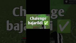 Chalenge bajaramiz ✅ #minecraft #minecraftuz #shoxaplay