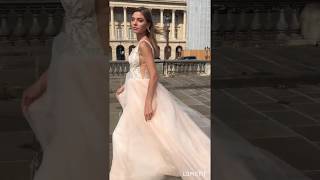 Vespera regal princess blush wedding dress