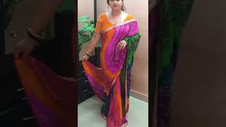 How To Drape a fancy Saree Perfectly | Silk Saree Draping For Slim Look