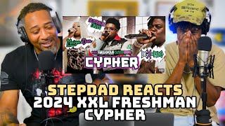 STEPDAD REACTS to 2024 XXL FRESHMAN CYPHER!