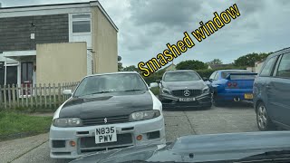 R33 Skyline Project (smashed the window??)