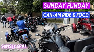 CanAm Ride To Sunset Grill in Antioch IL.