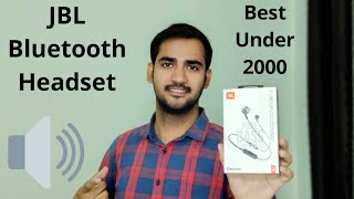 JBL T205BT Bluetooth Headset | JBL Bluetooth Earphones  | Best Bluetooth earphones Under 2000