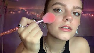 ASMR GRWM | My Everyday Makeup Routine | E-Girl Vibes 🕷💕