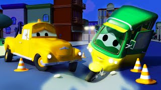 Tom the Tow Truck - टाओ द टुक टुक  - Car city 🚗Cartoon in Hindi - Truck Cartoons for Kids