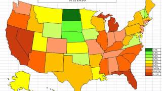 Map: State Unemployment December 2012