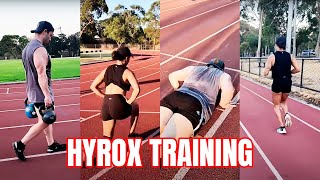 Hyrox mixed doubles training