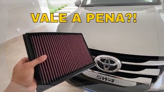 FILTRO ESPORTIVO K&N NA SW4 NOVA VALE A PENA? (FIZ O TESTE)