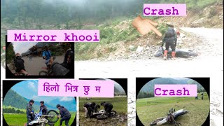 i crashed my bike #crossfire_xz250rr #crossfirerm250 #crossx #crossx250r dhorpatan ride