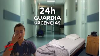 Así viven los Sanitarios las Guardias de Urgencias 🙃I 24h como estudiante de 6ºMedicina