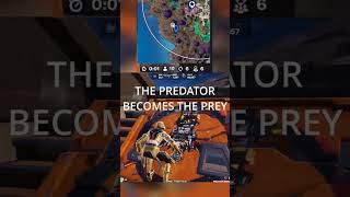 The Predator Becomes The Prey 😉 #fortnite #fortniteclips #gamer