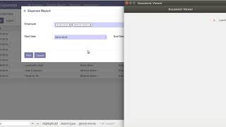 Print Employee Expense Report in ODOO